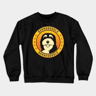 Bernedoodle Dog Portrait Crewneck Sweatshirt